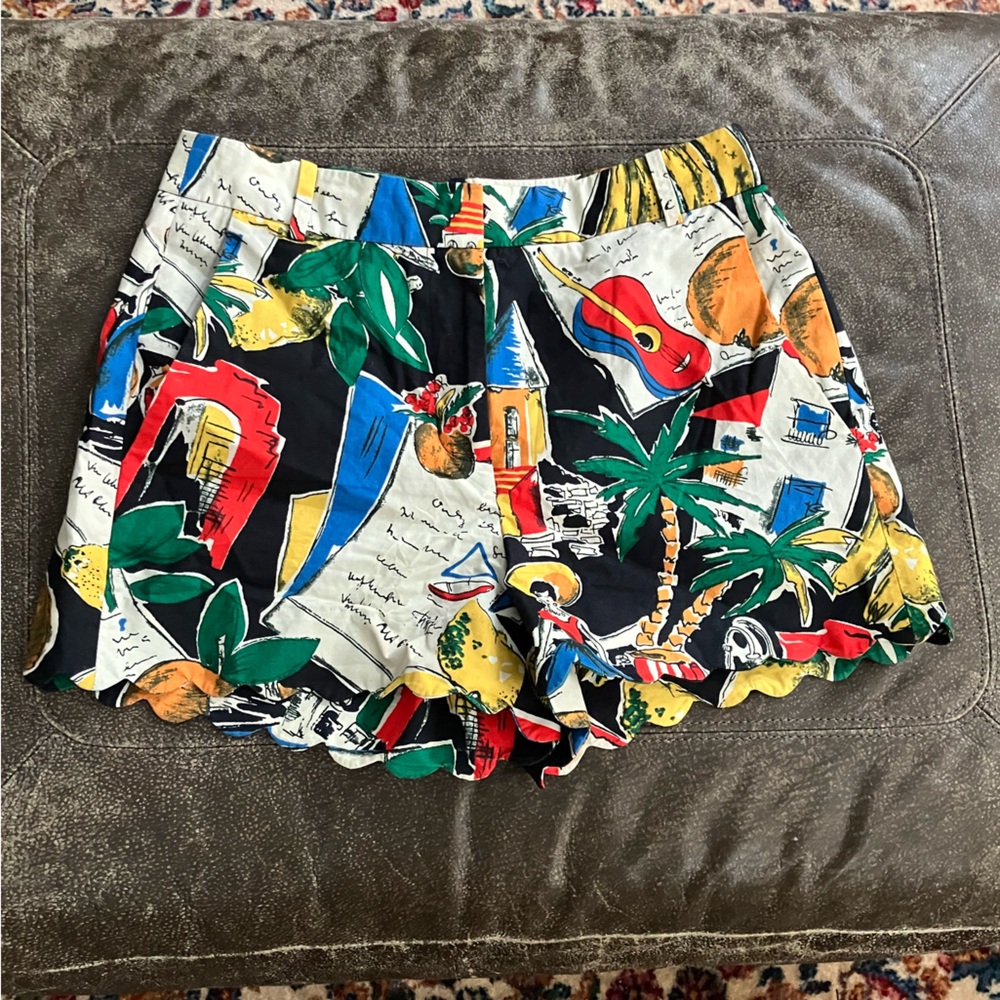 J. Crew Multicolor Graphic Shorts